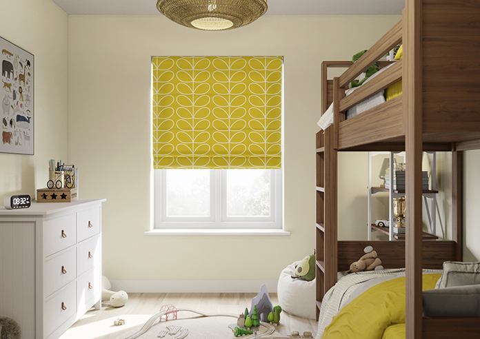 Orla Kiely Jumbo Linear Stem, Sunflower - Roman Blind - Image 3
